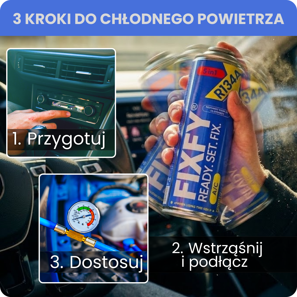 FIXFY Zestaw 5w1 z przewodem