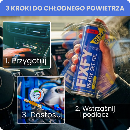 FIXFY 5w1 z czynnikiem typu R134a/R1234yf