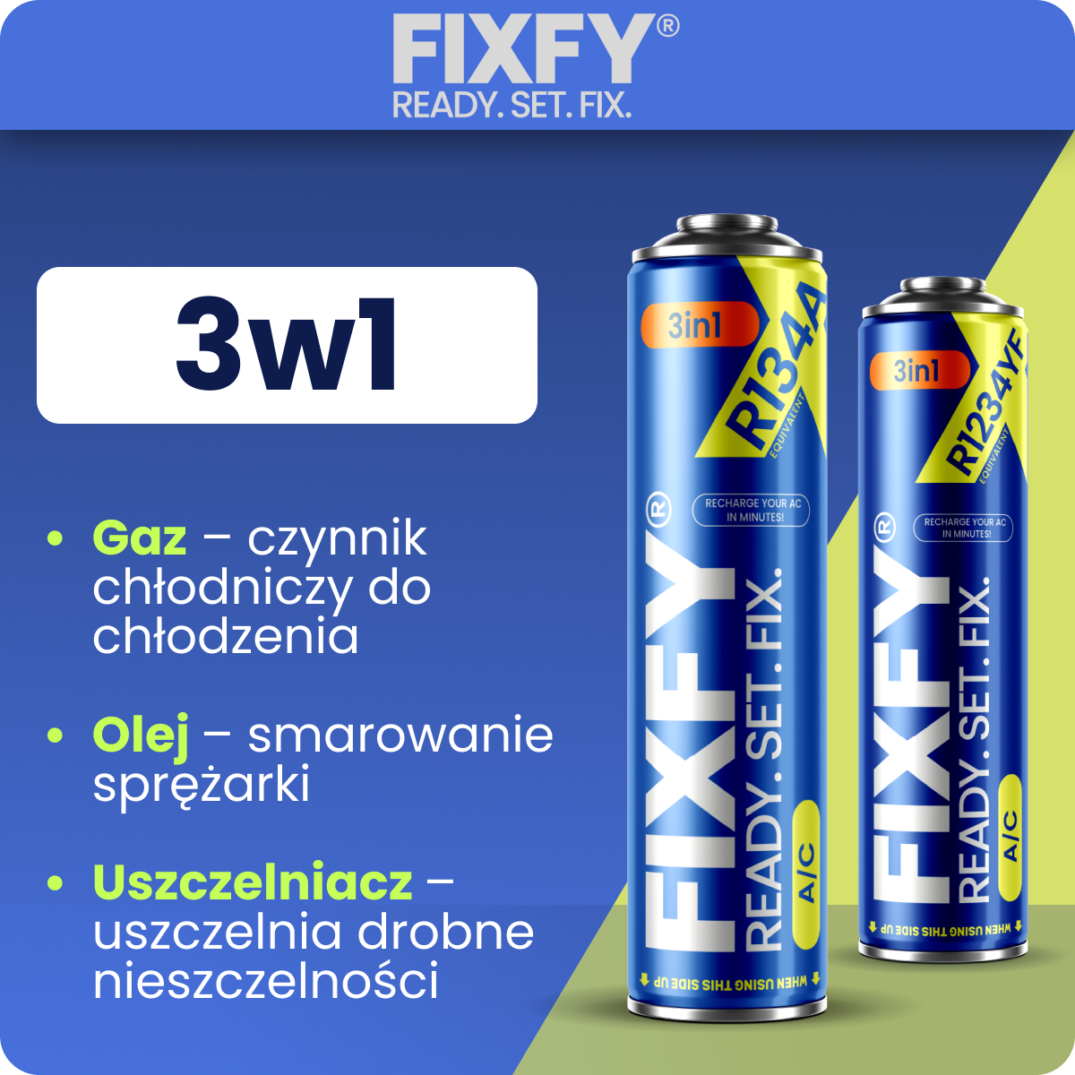 FIXFY Zestaw 3w1 z przewodem