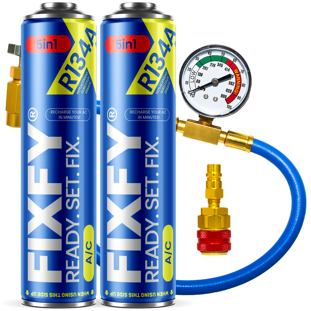 FIXFY Zestaw dwóch puszek 5w1 z przewodem + adapter HP/LP